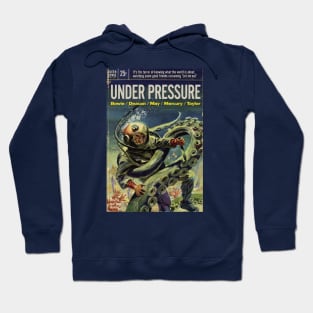 Vintage Sci Fi Book Cover - Under Pressure Hoodie